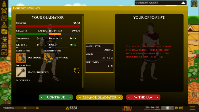 Ludus Manager PC Screenshot