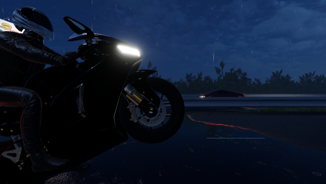 Motorcycle Night Ride PC Screenshot