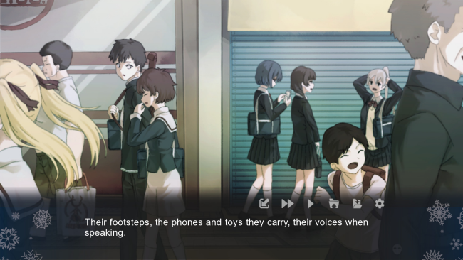 Winter’s Empty Mask – Visual Novel PC Screenshot