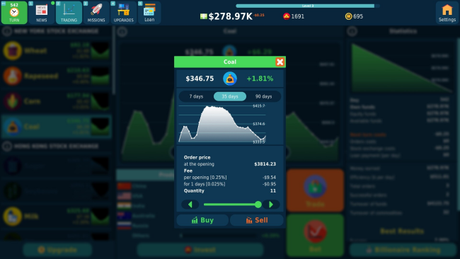 Stock Exchange Game PC Screenshot