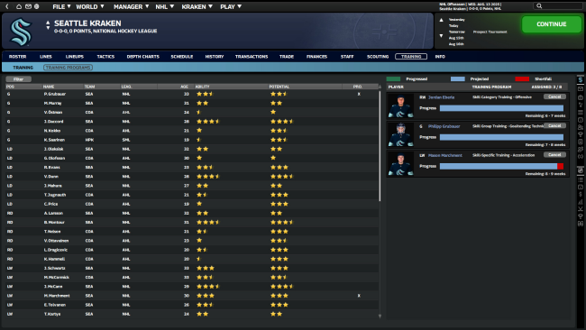 Franchise Hockey Manager PC Screenshot