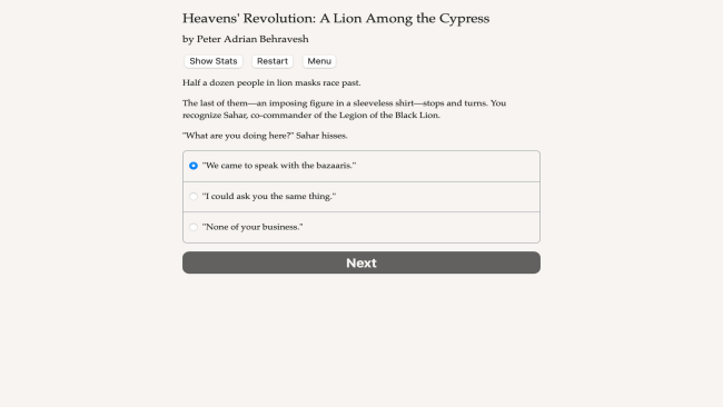 Heavens’ Revolution: A Lion Among The Cypress PC Screenshot