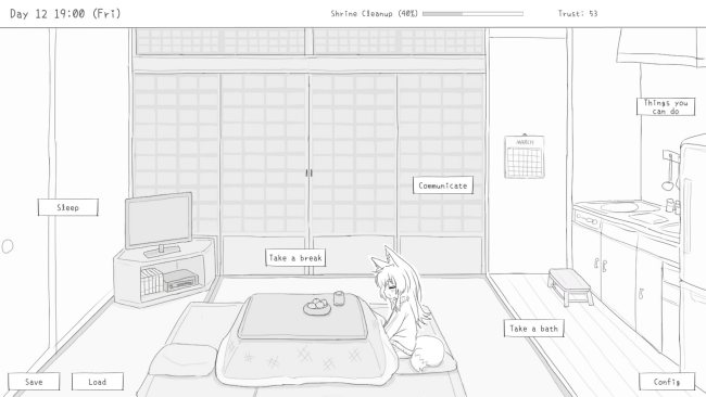 Living With A Little Fox Girl PC Screenshot