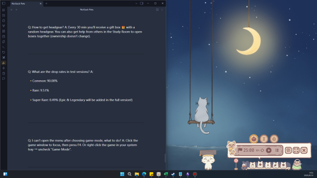 NoSlack Pets: Lo-Fi Paws PC Screenshot