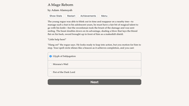 A Mage Reborn PC Screenshot