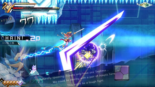 Azure Striker GUNVOLT PC Screenshot