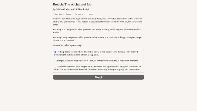 Breach: The Archangel Job PC Screenshot