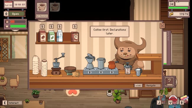 Tailside: Cozy Cafe Sim PC Screenshot