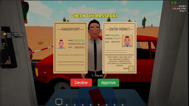Toll Booth Simulator PC Screenshot