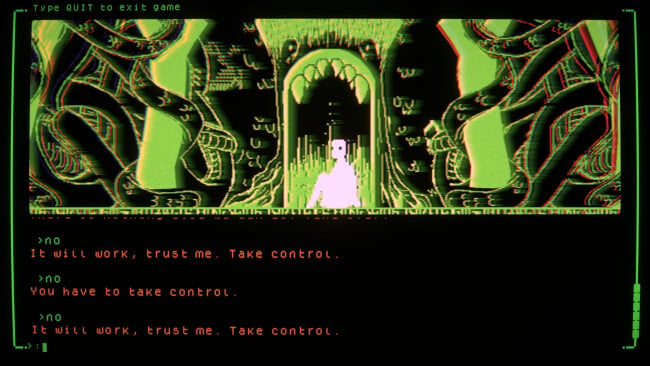 I doesn’t exist – a modern text adventure PC Screenshot