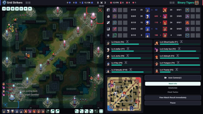 Teamfight Manager PC Screenshot
