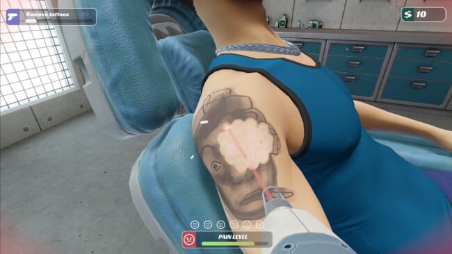 Tattoo Removal Simulator PC Screenshot