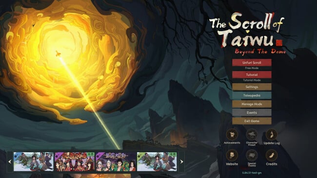 The Scroll of Taiwu : Beyond The Dome PC Screenshot