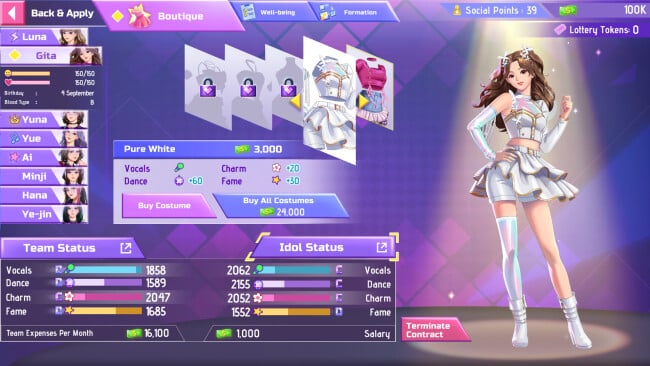 K-pop Idol Stories: Road to Debut PC Screenshot