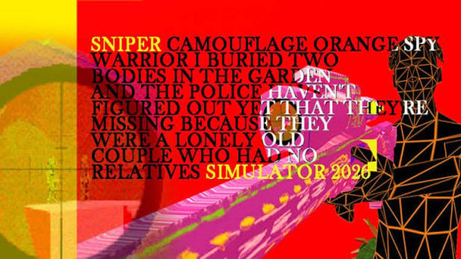 Sniper Camouflage Orange Spy Warrior I Buried Two Bodies in the Garden and the Police Haven’t Figured Out Yet That They’re Missing Because They Were a Lonely Old Couple Who Had No Relatives Simulator Cover Art