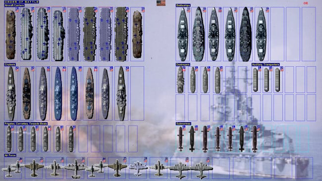 Battleships and Carriers – Pacific War PC Screenshot