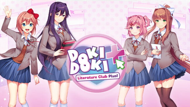 Doki Doki Literature Club Plus! Cover Art
