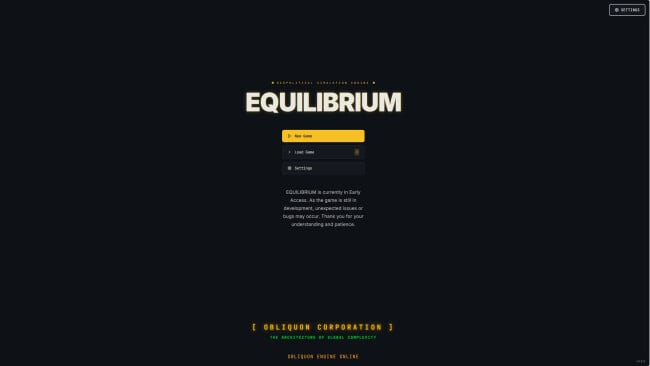 EQUILIBRIUM PC Screenshot