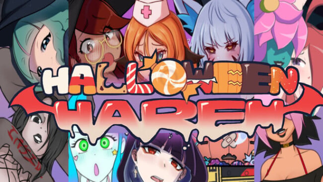 Halloween Harem Cover Art