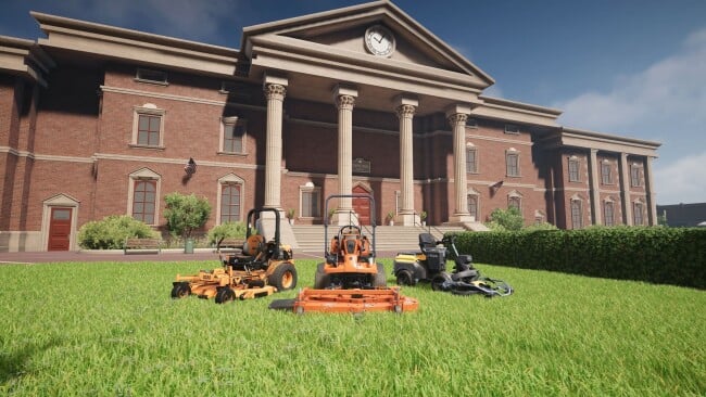 Lawn Mowing Simulator PC Screenshot