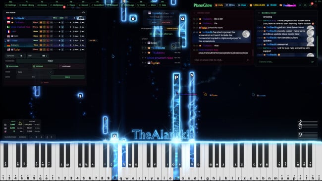 Piano Glow PC Screenshot