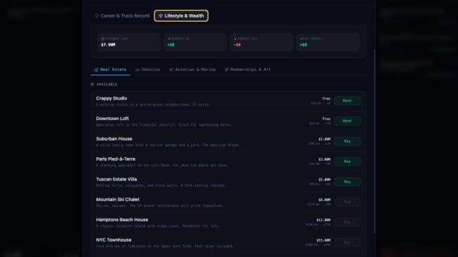 The Capitalist: Private Equity Simulator PC Screenshot