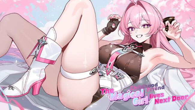 The Magical girl Childhood friend lives Next Door Cover Art