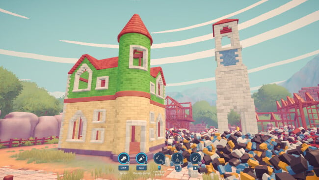 Brick by Brick: Tidy Up the Small Town! PC Screenshot