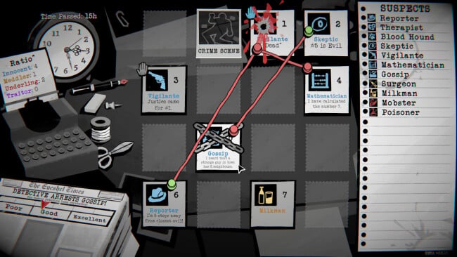 Dupery: A Game of Solo Deduction PC Screenshot