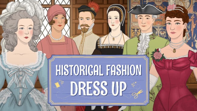 Historical Fashion Dress Up Cover Art