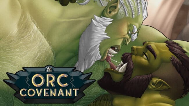 Orc Covenant: Gay Bara Orc Visual Novel Cover Art