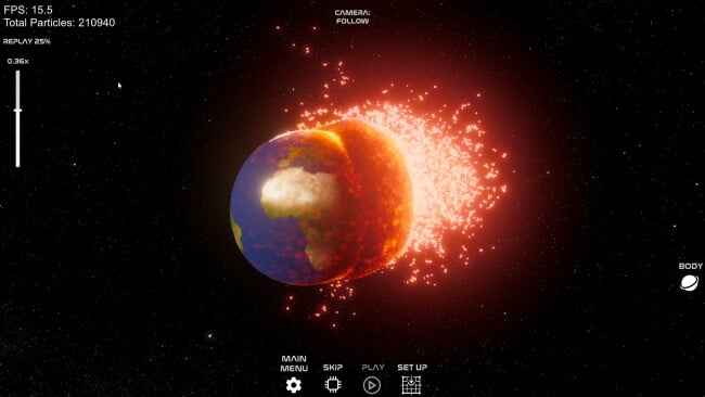 Space Crash Simulator PC Screenshot